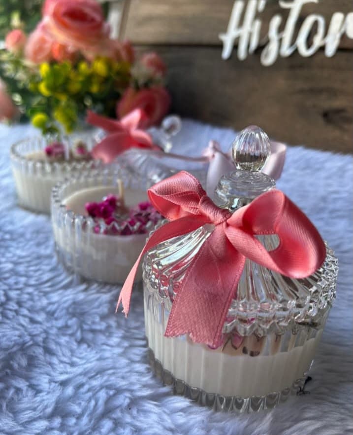 Velas Aromaticas, diseño de Flora Eventos Florales